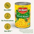 thumbnail image 3 of Del Monte Diced Mango in Extra Light Syrup, Canned Fruit, 15 oz Can, 3 of 7