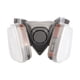 thumbnail image 1 of Cubierta facial reutilizable de media cara Cubierta de media cara con filtros para gafas de seguridad Filtros adicionales para pintura Química, 1 of 15