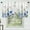 Blue Purple, variant on Blue Flower Curtains for Kitchen Bathroom Pink Floral Rod Pocket Window Tier Curtains Valance Set 4 Pcs Green Plant Printed Valances 27W x 36L*2 Curtains 27W x 36L*2