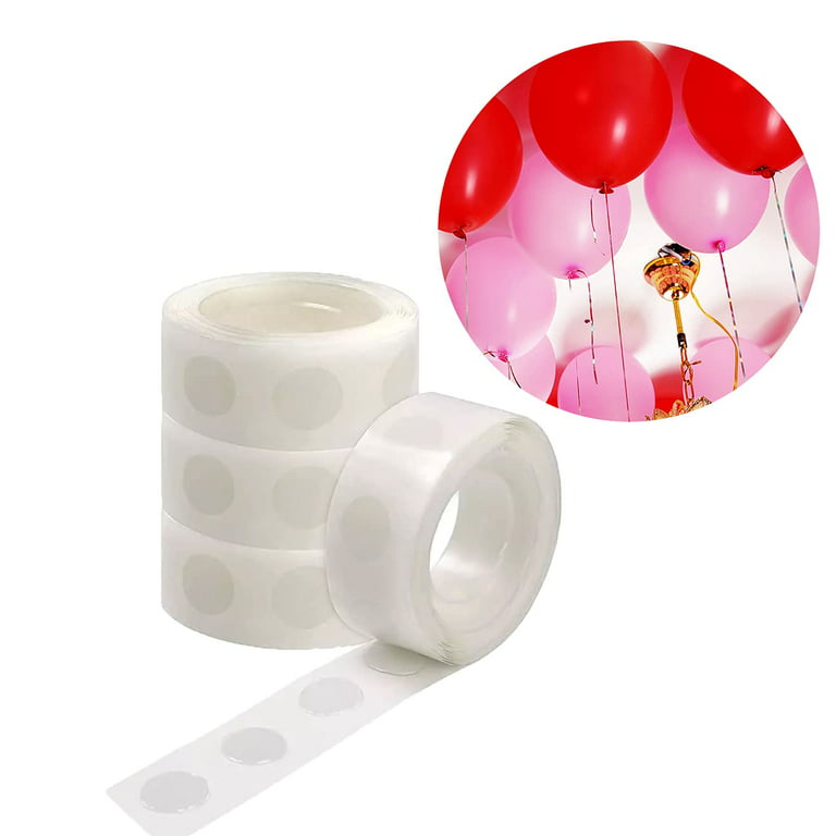 100 Pieces Clear Balloon Glue Points Removable Adhesive Dots Double Sided  Glue Points Stickers Non Trace Adhesive Glue Tape for Craft Supplies  Decoration 