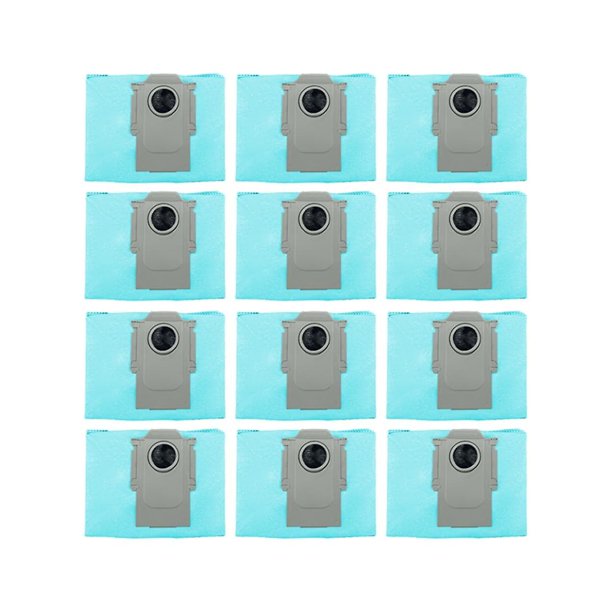 12 piezas para T8 Plus G10s Pure/pro G20 Q5, bolsa para polvo de carbón activado, repuesto para aspiradora, azul