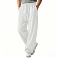 thumbnail image 4 of Mavick Men's Pants Casual Baggy Pants Wide Leg Travel Pants Streetwear Joggers with Pockets, 4 of 6