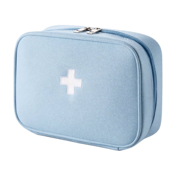 Travel First Aid Kit Portable Emergency Medical Bag for Outdoor Home Office Car Compact Storage Organizer Case
