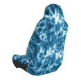 thumbnail image 2 of Wukai Blue Tie Dye Full Set Car Seat Covers with Soft Padding Universal Auto Front Seats Protector and Cushion Mat, 2 of 5