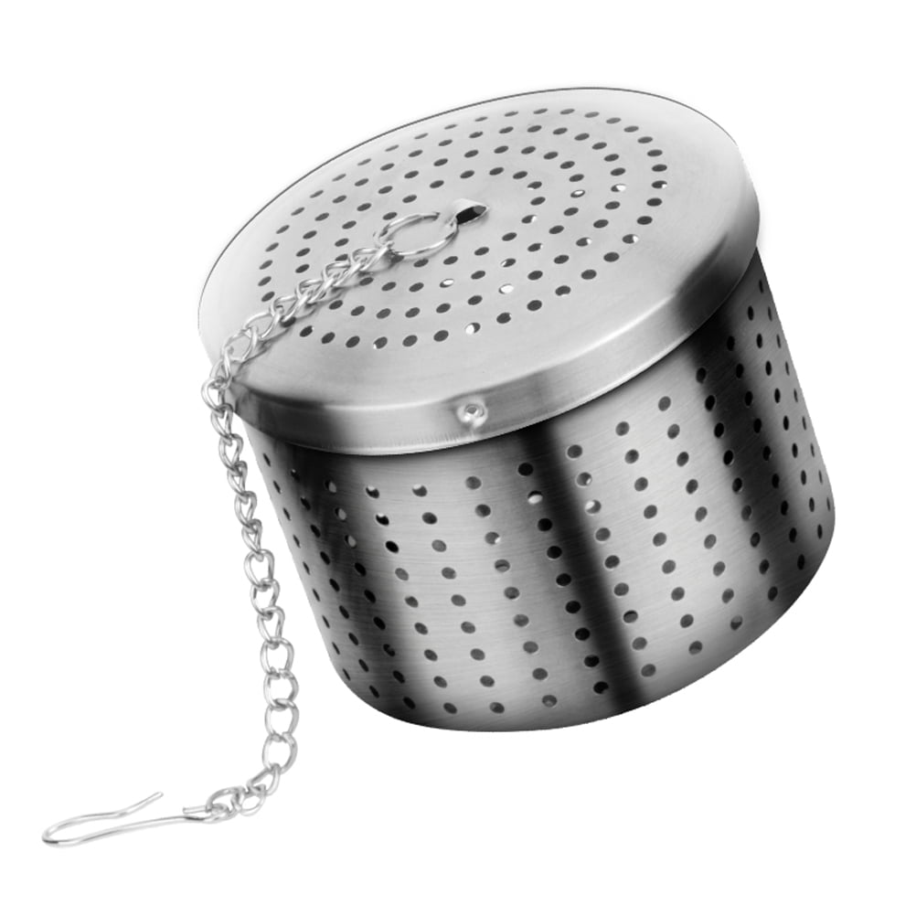 Tea Infuser Tealeaves Mesh Strainers Sieve Stainless Steel Particle Filters  Chain with Hook Coffee Herb Spice Diffuser Kitchen