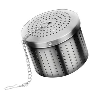Joie Shark Tea Ball, Stainless Steel Tea Infuser with Chain, Round Tea Strainer for Loose Leaf Tea, Pack of 1