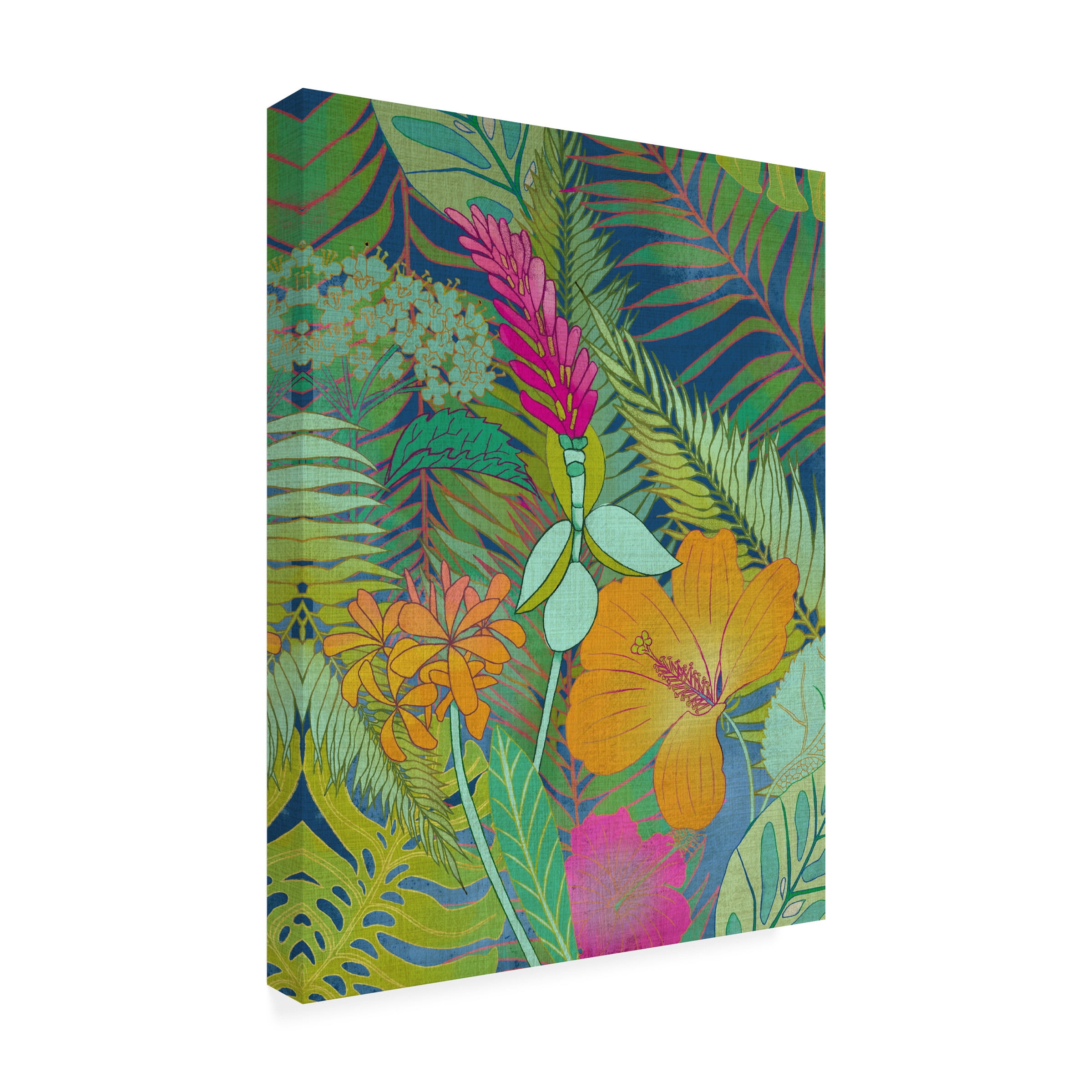 Chariklia Zarris 'Tropical Tapestry II' Outdoor Canvas 47x47
