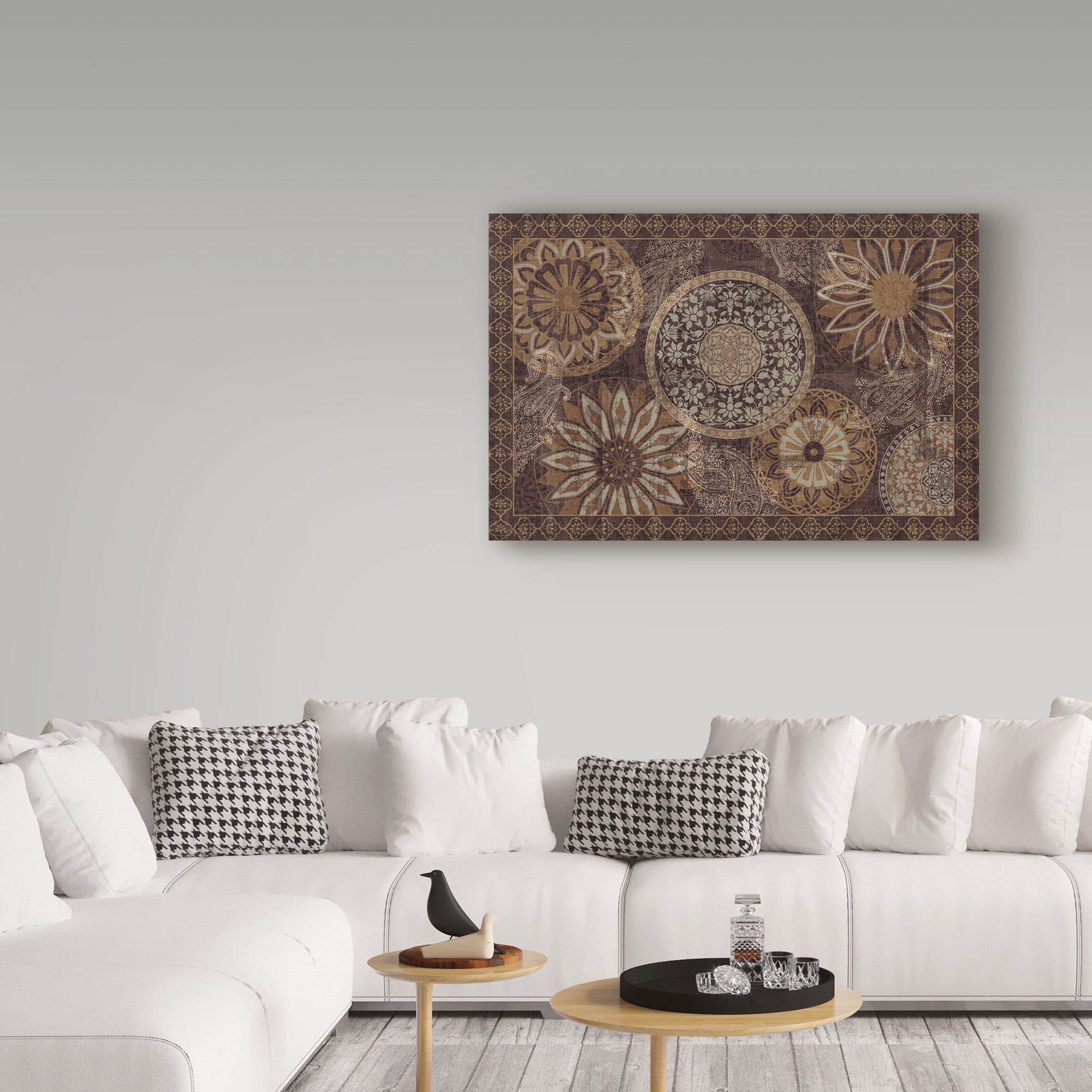 Trademark Fine Art 'Inspired India Dark' Canvas Art by Pela Studio