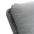 thumbnail image 4 of Blaire Outdoor Patio Wicker Rocking Chair with Cushions, Solid Wood Frame, Grey, 4 of 7