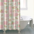 thumbnail image 4 of Pioneer Flower Floral Print Pattern Shower Curtain 72"x72", Bathroom Decorative Shower Curtain Set with 12 Hooks, Waterproof Washable, 4 of 6