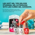 thumbnail image 2 of Red Carpet Manicure Soft Gel Tips - Full Coverage, Flexible, Break-Resistant, 21-Day Wear, UV/LED Cured Gel Adhesion for Natural Look (Short Oval, 110 Count), 2 of 7