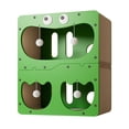 thumbnail image 1 of Casa de cartón para gatos, mueble de salón, protección para hacer ejercicio y jugar, casa de juegos, tablero rascador para animales pequeños, regalo, 1 of 8