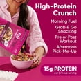 thumbnail image 5 of NuTrail 15g Protein Nut Granola Cereal, Triple Berry, No Sugar Added, Keto, Low Carb, Gluten Free, Grain Free, Healthy Breakfast, 10 oz, 1 Count, 5 of 9