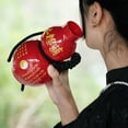 thumbnail image 4 of Bouteille d'Eau Wukong, Design Mythe Noir, Grande Capacité, Portable, Style Rétro, en Plastique, Gobelet, 4 of 8