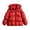 Red, variant on Faraee Girls Hooded Puffer Jacket Ruffle Collar Zip Up Lightweight Warm Winter Coat Windproof Outerwear for Little Girl 2‑8Y