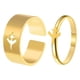 thumbnail image 2 of Anillos para mujer, regalos para mujer, moda para damas, conjunto geométrico de avión, anillo de joyería con apertura para damas, 2 of 4