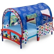 Delta Children Disney Mickey Mouse Plastic Toddler Canopy Bed, Blue