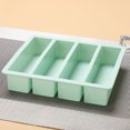 thumbnail image 3 of Kearding Molde de silicona de tira larga de 4 rejillas para cubitos de hielo, molde para pasteles elástico suave Type4 NO4, 3 of 6