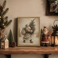 thumbnail image 4 of Drsoum Vintage Santa Claus Wall Art Rustic Christmas Tree Decor for Living Room 8x10 Inch Framed Canvas Prints, 4 of 7