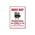 thumbnail image 2 of Movie Buff Parking Novelty Decor, Metal Wall Sign - 10x14 Inches, 2 of 4