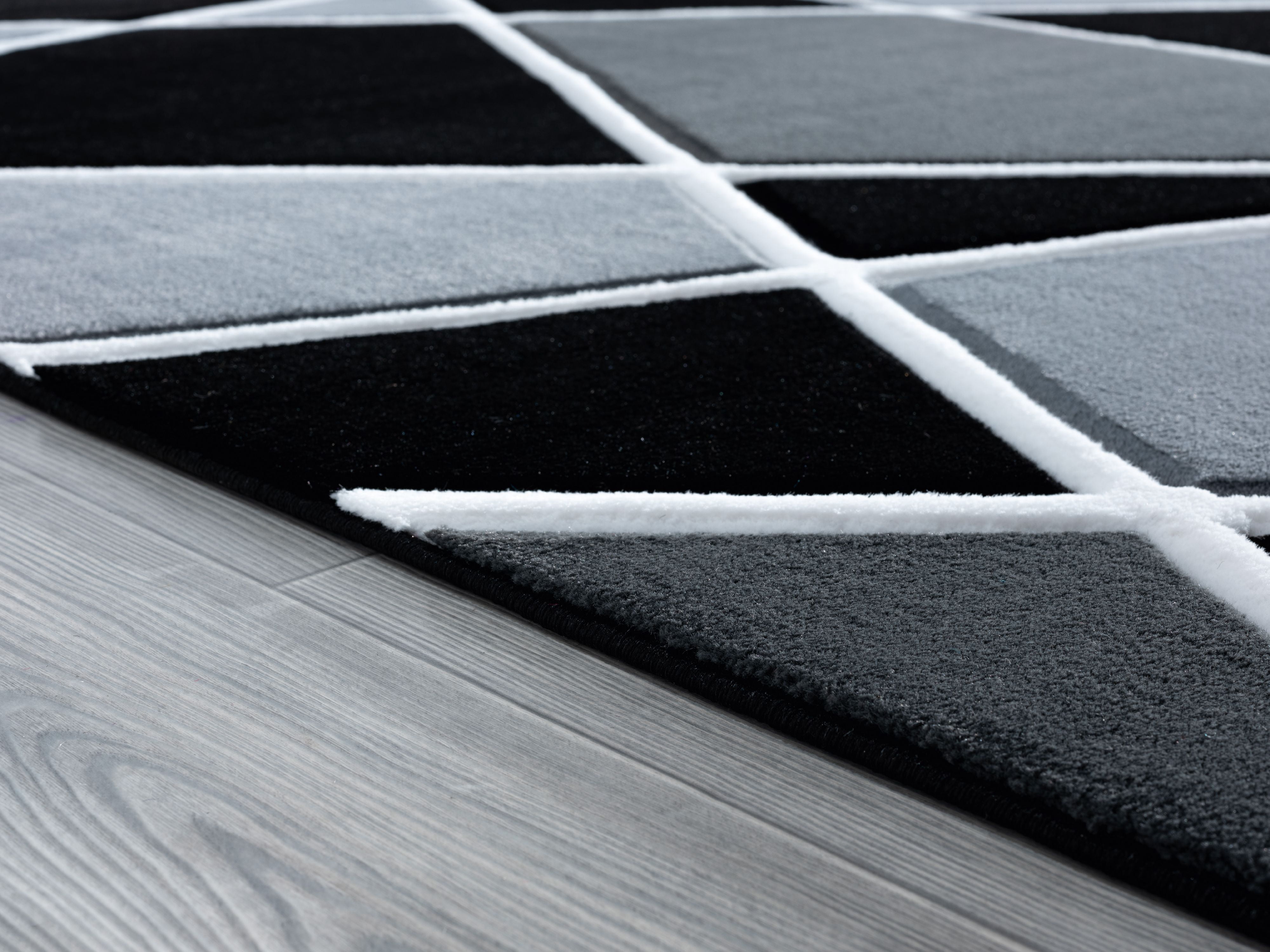 United Weavers Drachma Loyola Modern Abstract Area Rug, Grey, 5'3" x 7'6"