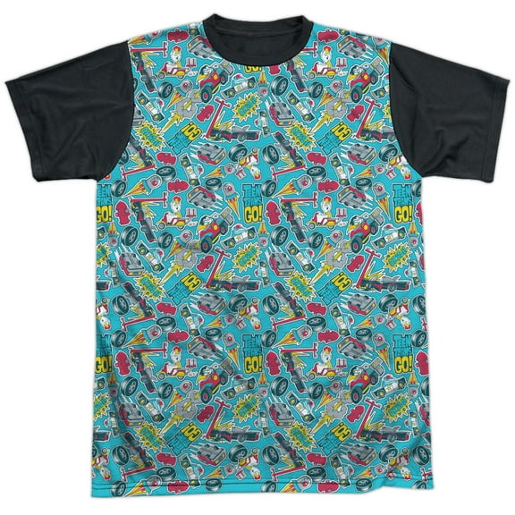 Teen Titans Go Pattern Unisex Adult Halloween Costume Sublimated T Shirt