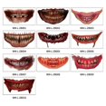 thumbnail image 2 of Colorful10-Pack Halloween Temporary Tattoo Stickers Masquerade Prank Party Makeup PropsColorful, 2 of 5