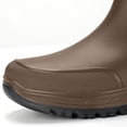 thumbnail image 6 of Mens Waterproof Mid Calf Fishing & Tide Pool Rain Wellies Slip Resistant Thick Rugged Sole Rubber Booties, Durable Footwear for Beach Wading, Farming, Outdoor Rainy Activities Brown E, 6 of 6