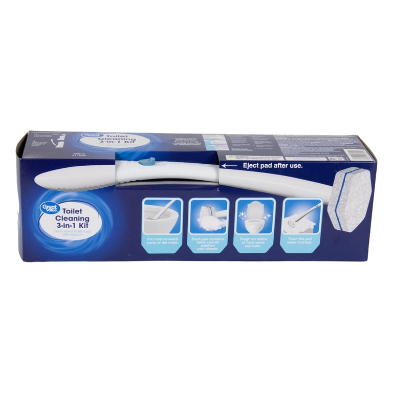 Great Value Toilet Cleaning 3-in-1 Starter Kit - Walmart.com