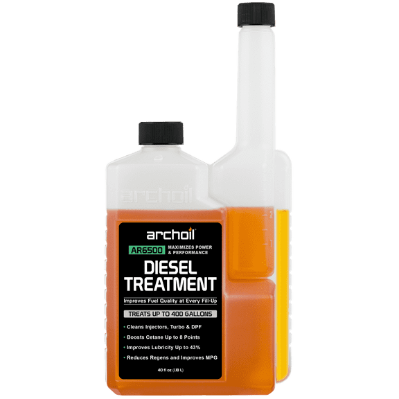 Archoil AR6500 Diesel Treatment (40 oz) - Treats 400 Gallons - Additive for All Diesel Vehicles