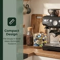 thumbnail image 3 of Coffee Pods Holder for Countertop, K Cup Holder Organizer, Sturdy Kcup Storage Basket with Wooden Base , Pod Container For Kitchen Bar Counter Office Desktop (Gold), 3 of 6