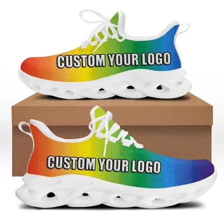 

Barbados Island Design Summer Women Flat Shoes Patriotic Brand Design Ladies Breathable Mesh Flats Sneakers Zapatillas