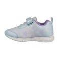 thumbnail image 3 of Disney Girl Frozen Hook And Loop Closure Sneaker, Blue Purple, Size: 9, 3 of 9