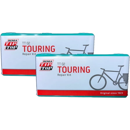 Two (2) REMA Touring Bicycle Tube Patch Repair Kits TT02 (22) - Large TT O2