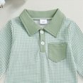 thumbnail image 5 of CAUYDY Baby Boys Romper Newborn Clothes Fall Winter Preemie Long Sleeve Bodysuit Infant Boy Pajamas Toddler Sleepwear 6 9 12 18 Months Green for Sizes 0-3 Months, 5 of 6