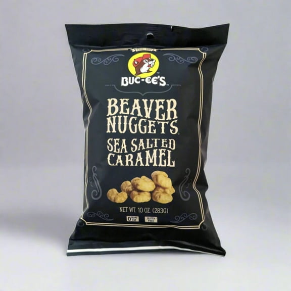 Buc-ee's Beaver Nuggets Sea Salted Caramel, 10 oz