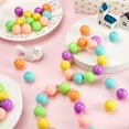 thumbnail image 2 of GKNET 110pcs Solid Chunky Bubblegum Beads 20x19mm Multicolor Opaque Acrylic Bead-Random Mixed #1, 2 of 6