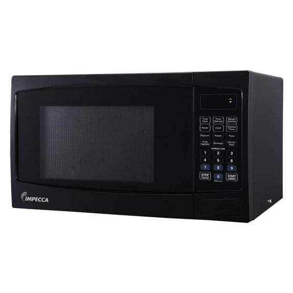 Impecca CM0996K 0.9 Cu Ft Microwave Oven, Black