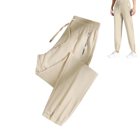 Ice Silk Cooling Shorts, Stretch Active Pants For Women,Travel Pants, High-Quality Material, Breathable & Rapid-Dry For Women Men