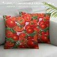 thumbnail image 3 of GOSMITH Throw Pillow Cases Watercolor Red Tomatoes Pillow Covers Rectangular Pillowcase Soft Decorative Throw Cushion Covers For Couch Office Sofa Bed Home Party Decorations, 3 of 5