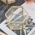 thumbnail image 2 of Justharion Jewelry Box Glass Case Storage Holder Hexagon Organizer Large Capacity, 2 of 6