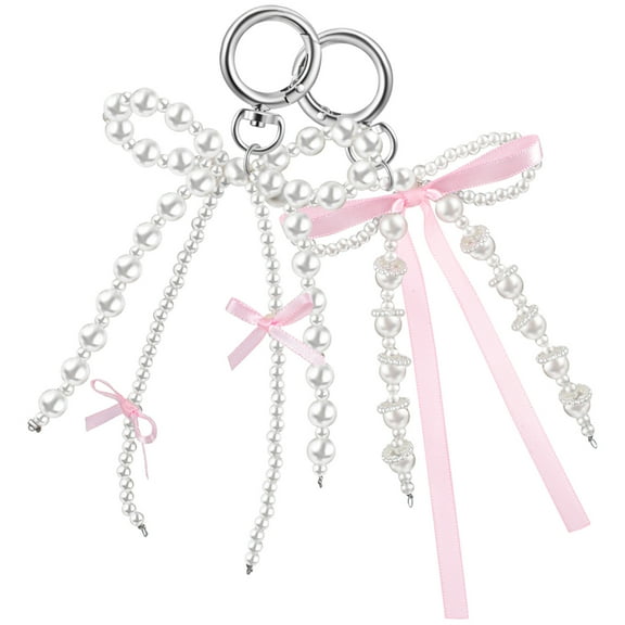 2 Pcs Women Keychain Bow Keychain 15.00X7.80X1.20CM