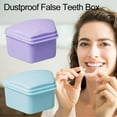 thumbnail image 3 of Soak Rinsing False Teeth Box Oral Supplies Orthodontic Brace Container, 3 of 8