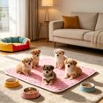 thumbnail image 5 of Cififendec Cooling Pet Sleeping Mat, 35.43"×27.56", Breathable Heat Dissipation Ice Pad for Pet Summer Temperature Relief, Indoor Kennel Sofa Floor Rest Cushion, 5 of 5
