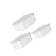 thumbnail image 5 of Recipiente de plástico para alimentos Bewildely Transparente Libre de BPA Tapa hermética Blanco lechoso 3 piezas, 5 of 6