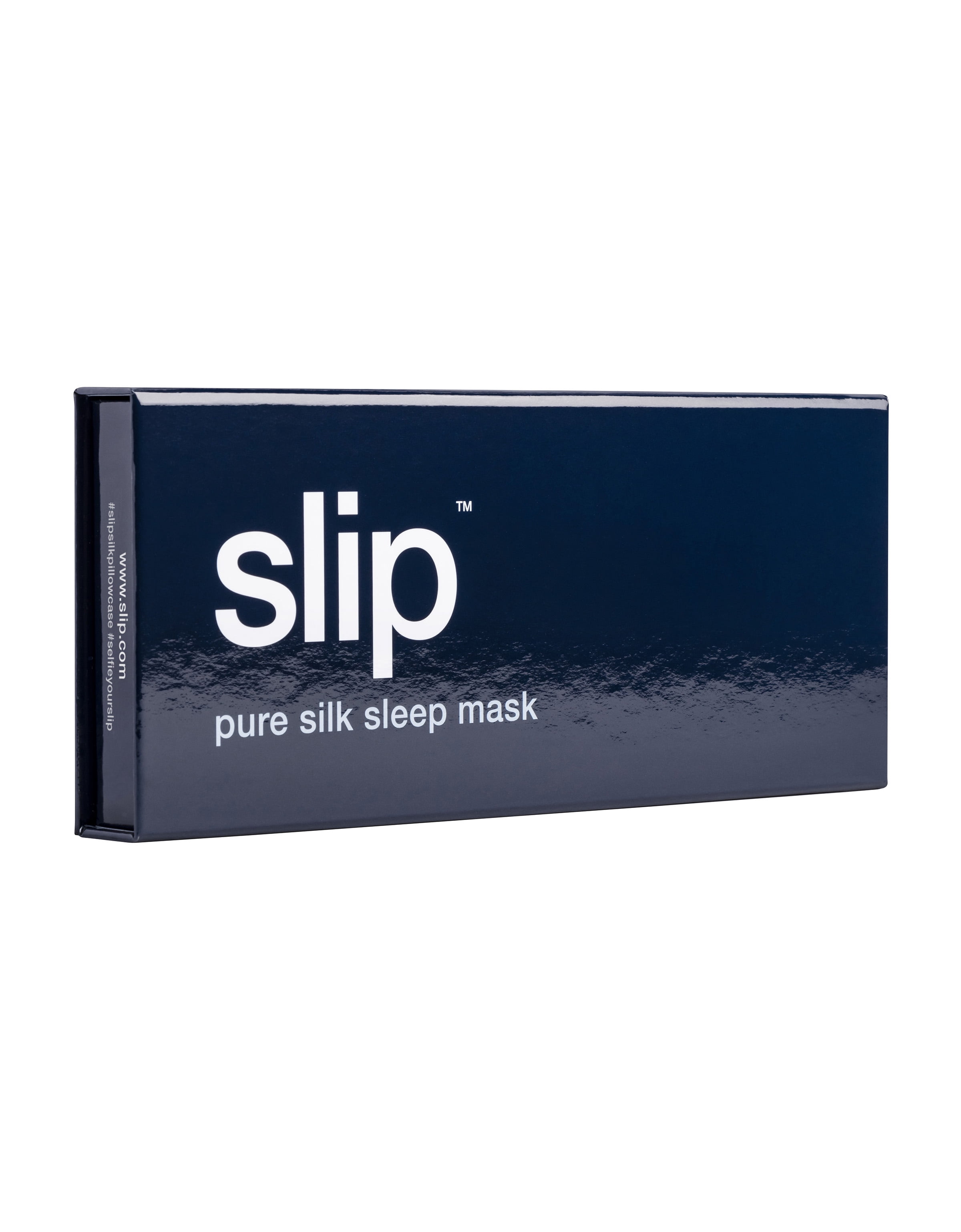 Slip Pure Silk Sleep Mask with Elastic Band, Reduce Stretching, Navy