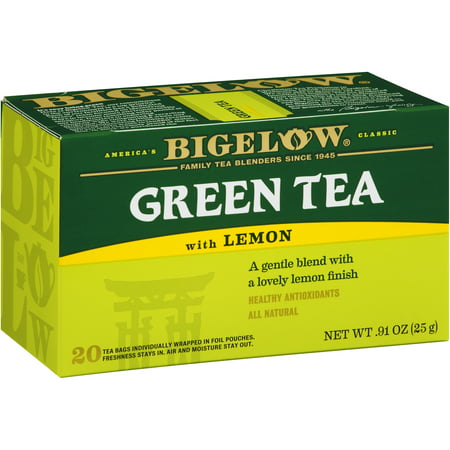 Bigelow ® Thé vert Boîte citron 20 ct