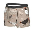 thumbnail image 2 of Naloa Chicken Print Mens Underwear - Boxers for Men, Classic Briefs for Men, 2 of 9