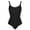Black, variant on Women Seamless Tummy Control Shapewear Bodysuit Lace Neck Adjustable Straps Butt Lifter Body Shaper S-2XL