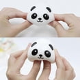 thumbnail image 4 of 4 Pcs Squishy Panda Buns Pack With Phone Straps, Slow Rising Squishies Panda Soft And Scented Squeeze Panda Ball, 4 of 4
